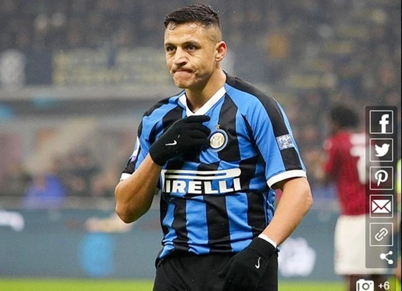 Alexis Sanchez tìm thấy hạnh phúc tại Inter Milan bằng bản hợp đồng 3 năm hồi đầu tháng 8. Ảnh: Getty Images