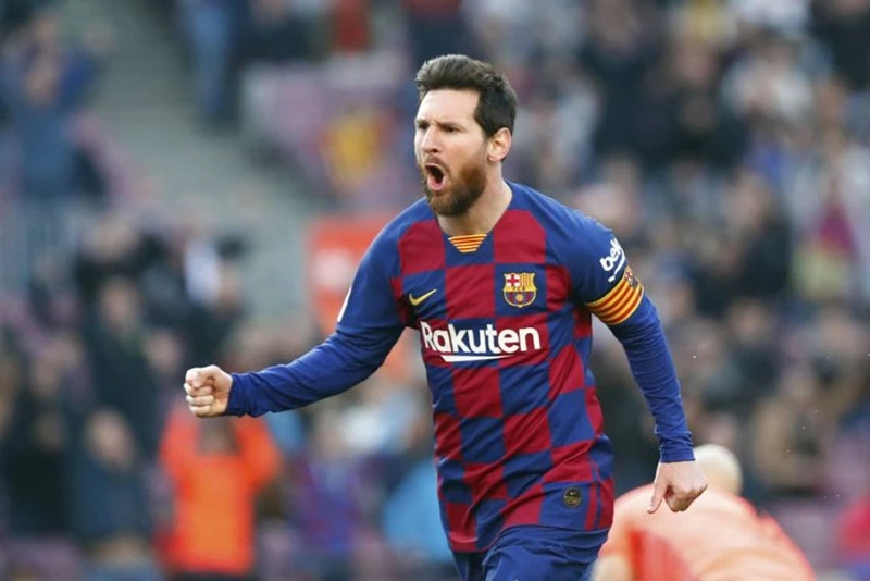 Lionel Messi trong lần đầu tiên lên tiếng về tương lai đã khẳng định anh sẽ ở lại Barcelona. Ảnh: Getty Images