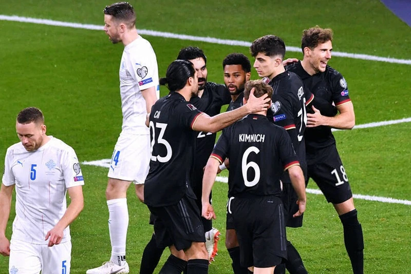 Tuyển Đức khởi đầu ấn tượng với chiến thắng 3-0 trước Iceland. Ảnh: Getty Images 
