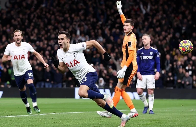 Tottenham ngược dòng đánh bại Leeds United để giành 3 điểm quan trọng. Ảnh: Getty Images