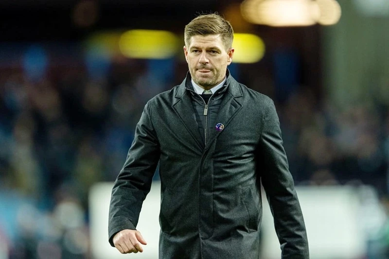 Steven Gerrard sẽ không thể chỉ đạo Aston Villa trong 2 trận tới. Ảnh: Getty Images