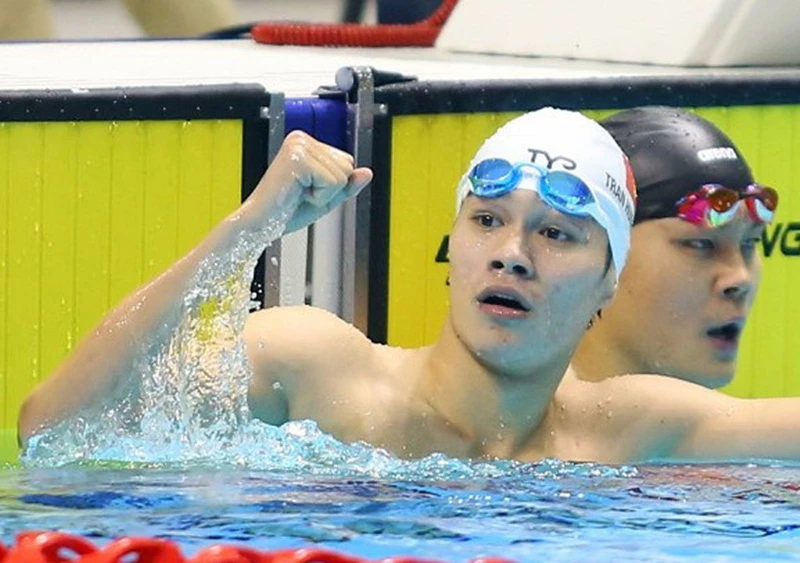 Hưng Nguyên thi đấu tại SEA Games 30-2019. Ảnh: FBNV