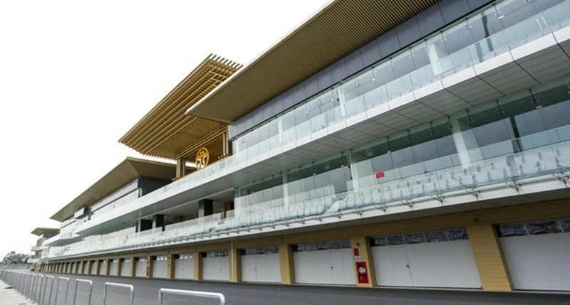 Địa điểm nhà điều hành trường đua F1 Hà Nội sẽ đặt Trung tâm báo chí SEA Games 31.