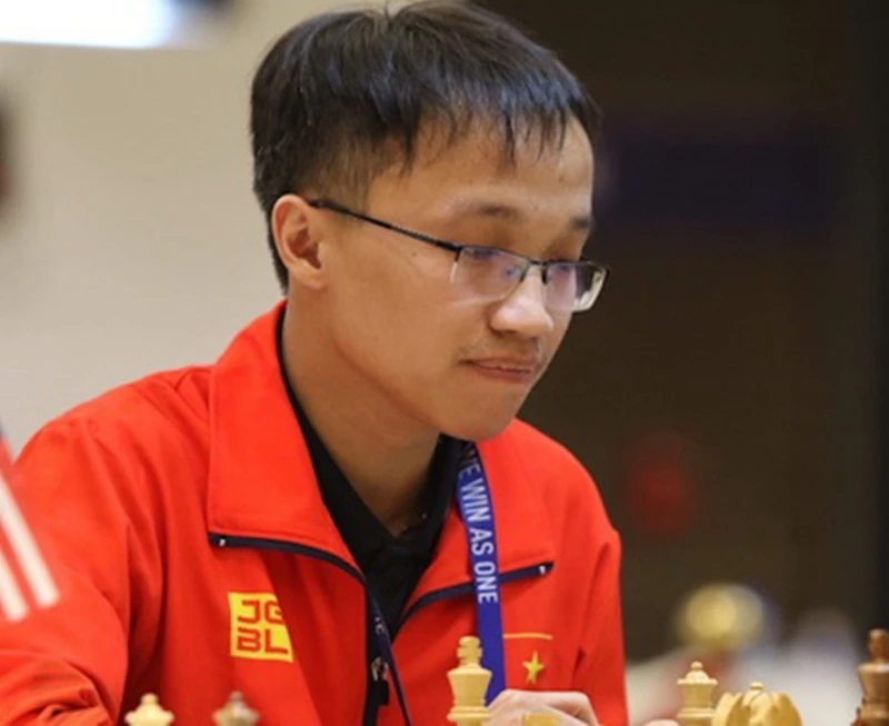 Đại kiện tướng Nguyễn Ngọc Trường Sơn tham gia đội hình cờ vua Việt Nam thi đấu SEA Games 31 năm nay. 