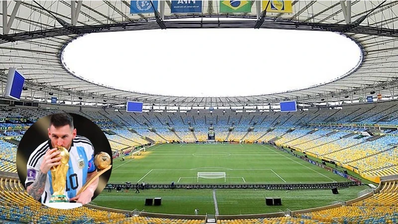 Lionel Messi được mời để đặt dấu ấn “vĩnh cửu” tại sân Maracana huyền thoại của Brazil.