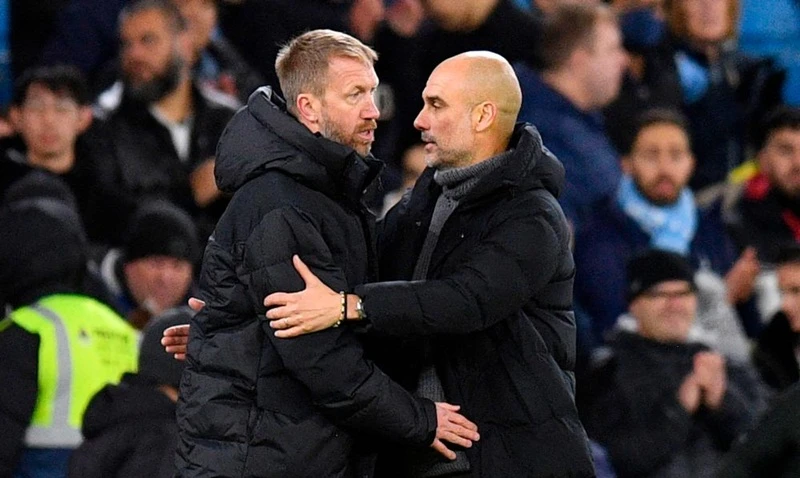 HLV Pep Guardiola đã bày tỏ sự ủng hộ đến đồng nghiệp Graham Potter.