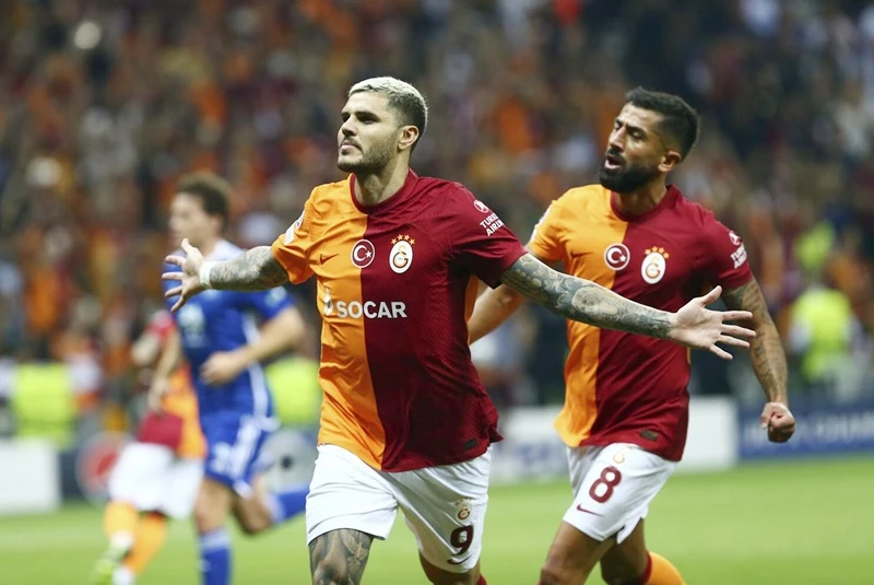Mauro Icardi truyền cảm hứng đưa Galatasaray trở lại vòng bảng Champions League lần đầu tiên kể từ năm 2019.