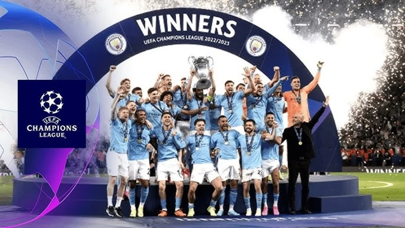 Man.City lần đầu tiên trong lịch sử đăng quang bảo vệ chức vô địch Champions League.