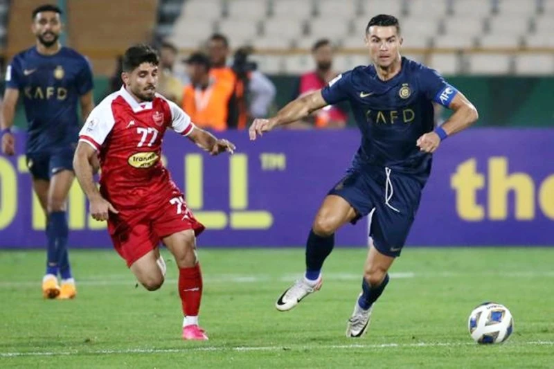 Cristiano Ronaldo không thể ghi bàn trong ngày đầu trải nghiệm AFC Champions League.