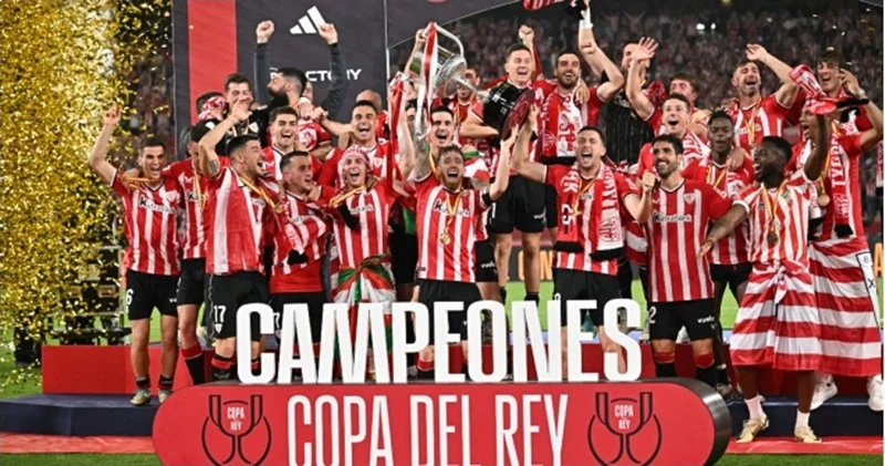 Athletic Bilbao nâng cao chiếc cúp Copa del Rey thứ 24 sau khi vượt qua Mallorca 4-2 trên chấm phạt đền