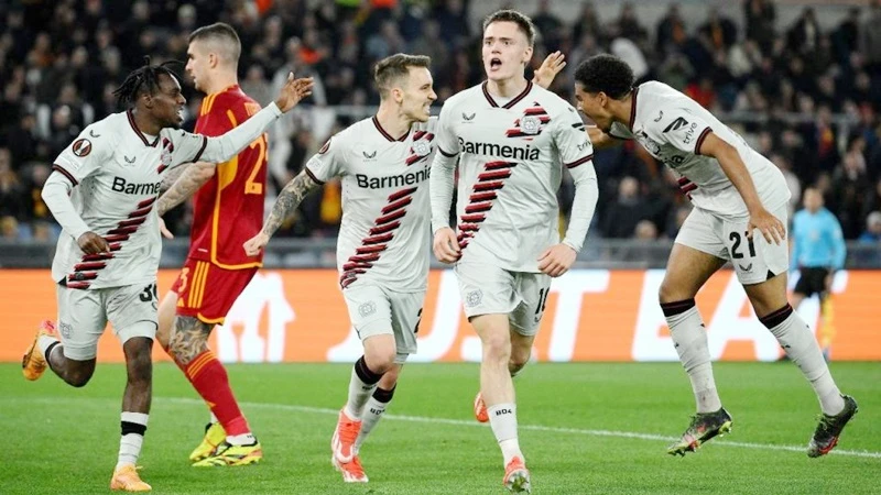 Leverkusen thắng 2-0 tại AS Roma để kéo dài chuỗi trận bất bại lên 47 trận trên mọi đấu trường.