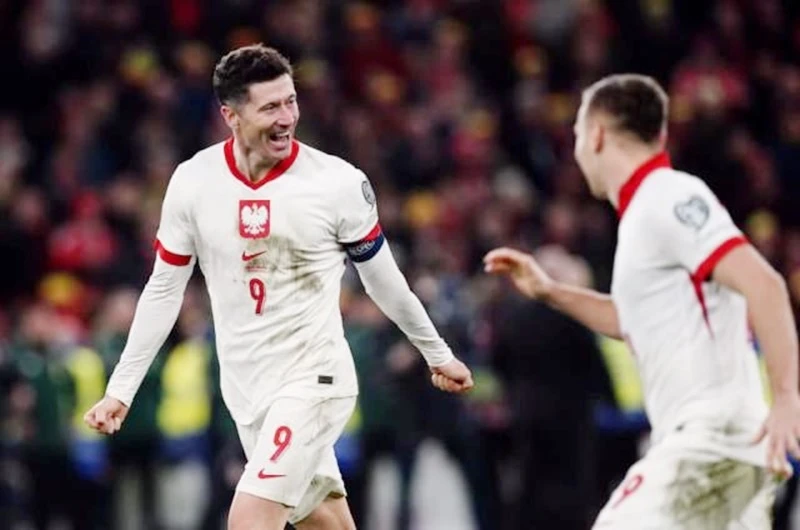 Ba Lan gặp ác mộng khi các tiền đạo Robert Lewandowski và Karol Swiderski chấn thương.