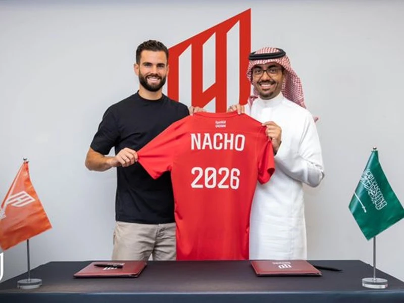 Nacho Fernandez chính thức ký hợp đồng 2 năm với đội bóng Al Qadsiah ở Saudi Arabia.