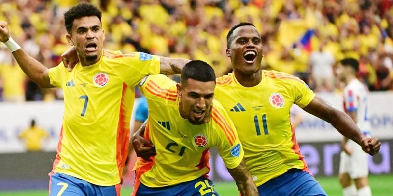 Colombia đang thể hiện sức mạnh của ứng viên vô địch Copa America 2024.