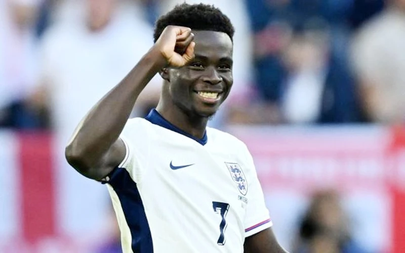 Bukayo Saka đã sắm vai người hùng đưa tuyển Anh vào bán kết Euro 2024.