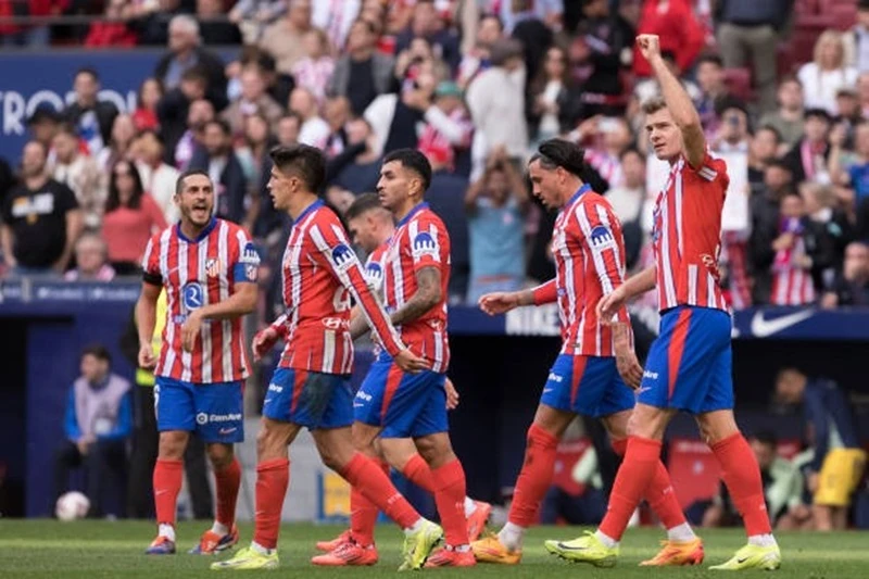 Atletico Madrid có thắng lợi 2-0 tương đối dễ dàng trước Las Palmas