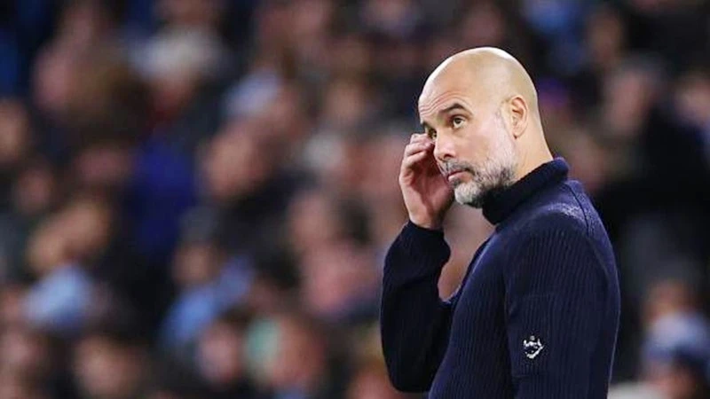 HLV Pep Guardiola và Man.City hứng chịu trận thua trận thứ 5 liên tiếp trên mọi đấu trường.