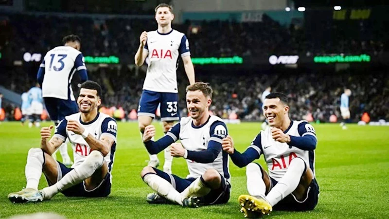 Tottenham đè bẹp Man.City 4-0 ngay tại Etihad và khiến đối thủ chịu trận thua thứ 5 liên tiếp.