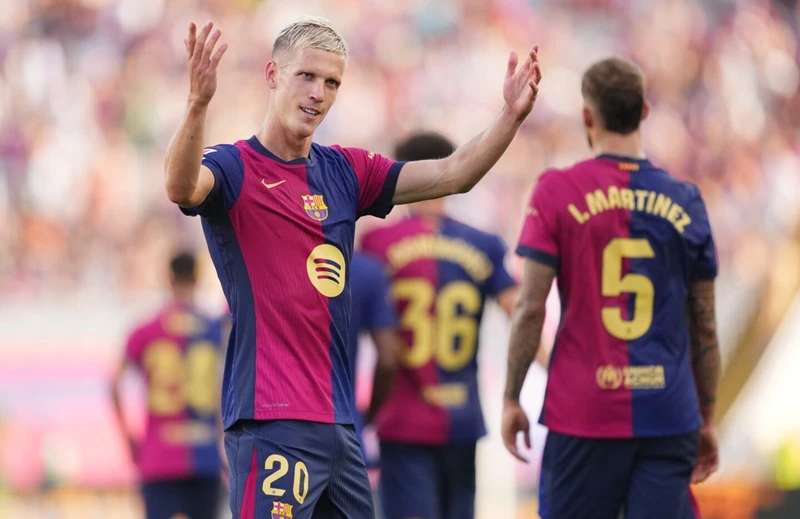 Dani Olmo đã hòa nhập nhanh chóng khi ghi 6 bàn sau 12 trận cho Barcelona ở mùa giải này.