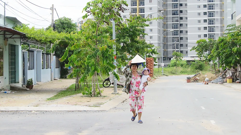 Người dân khu phố 4, phường Tăng Nhơn Phú A cho rằng đường số 4 (ảnh) rất thông thoáng, không cần thiết mở thêm đường Man Thiện 