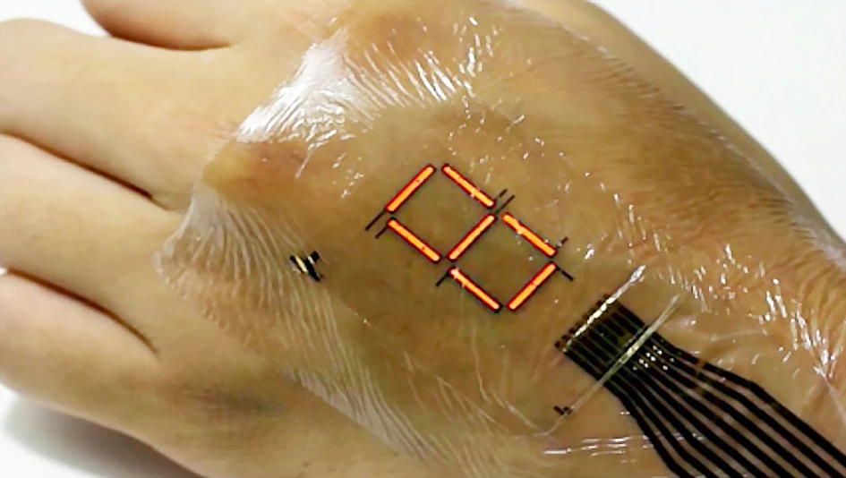 E-skin có thể tạo ra các thiết bị dán vào cơ thể để theo dõi sức khỏe