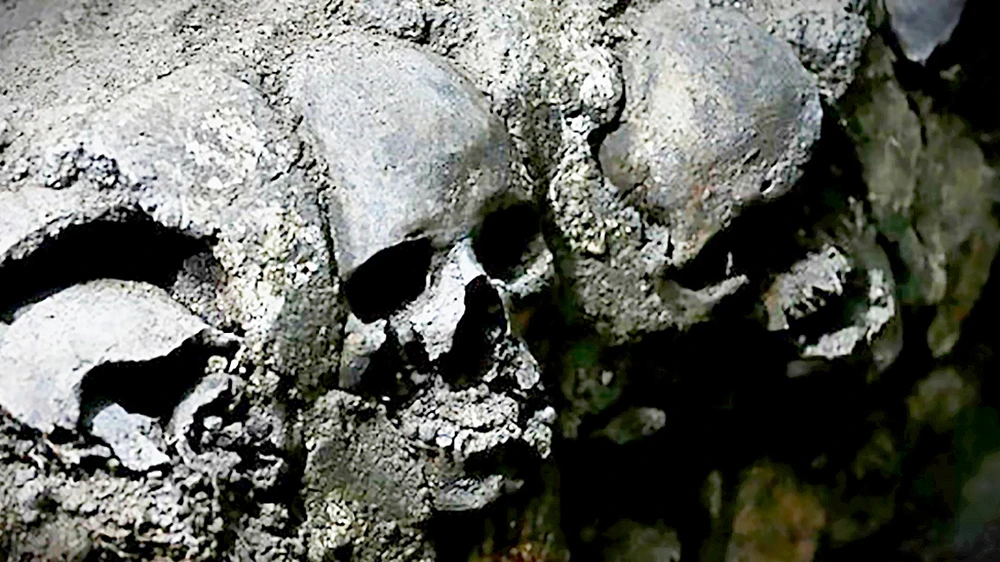  Mexico phát hiện 2 tòa tháp sọ người của nền văn minh Aztec