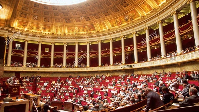 Một phiên họp của Quốc hội Pháp. Ảnh: ALAMY