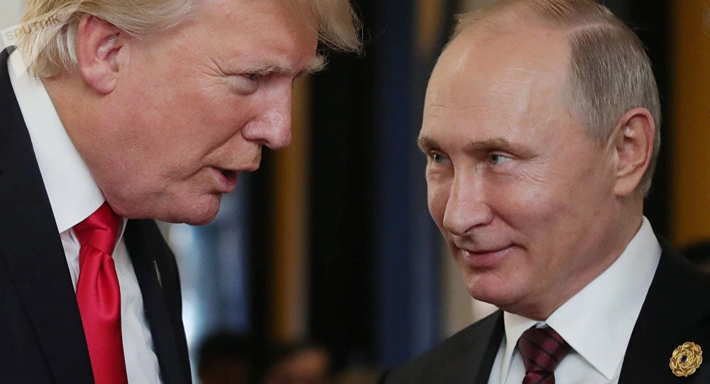 Tổng thống Mỹ Donald Trump và Tổng thống Nga Vladimir Putin. Ảnh: Nguồn SPUTNIK 