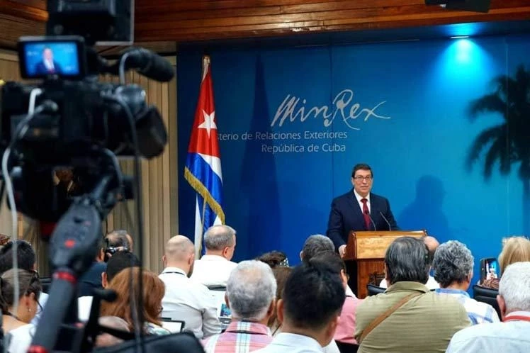 Ngoại trưởng Cuba lên án bản chất bất hợp pháp của Luật Helms-Burton. Nguồn: NNOC