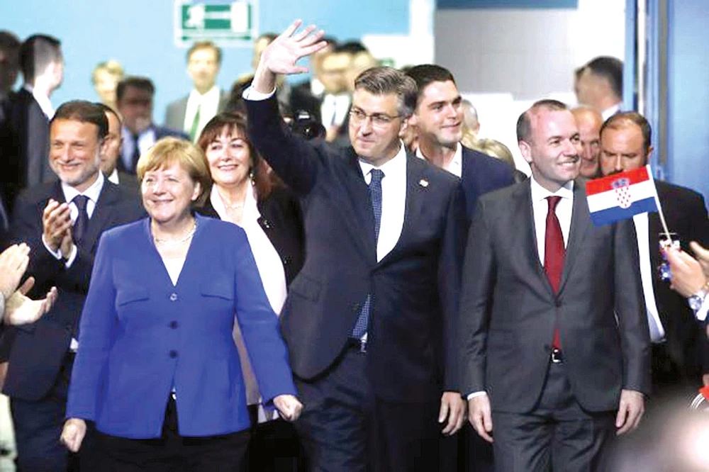 Thủ tướng Merkel trong chuyến thăm Croatia