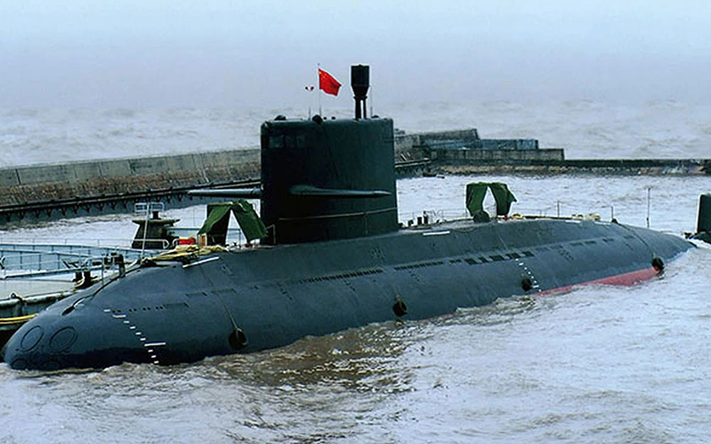 Mẫu tàu ngầm Thái Lan đặt mua của Trung Quốc. Ảnh: BANGKOK POST