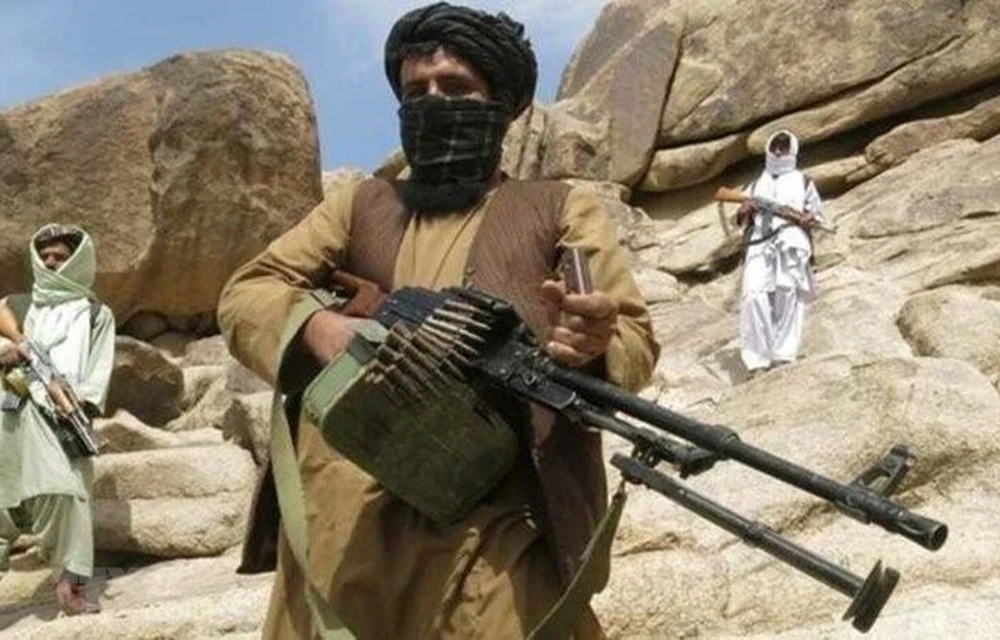 Các tay súng Taliban tại một khu vực ở Afghanistan. Ảnh: IRNA/TTXVN