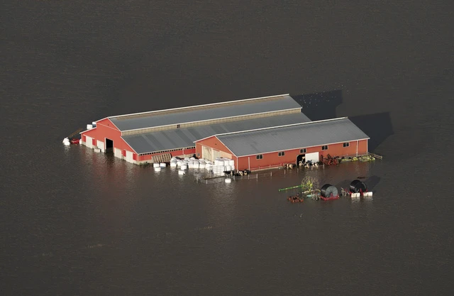 Ít nhất 4 người đã thiệt mạng, 1 người mất tích do lũ lụt tại Canada. Ảnh: AP