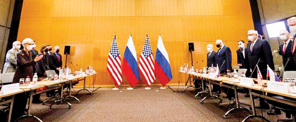 Cuộc họp kín được tổ chức tại Văn phòng Phái đoàn thường trực Mỹ tại trụ sở Liên hiệp quốc ở Geneva