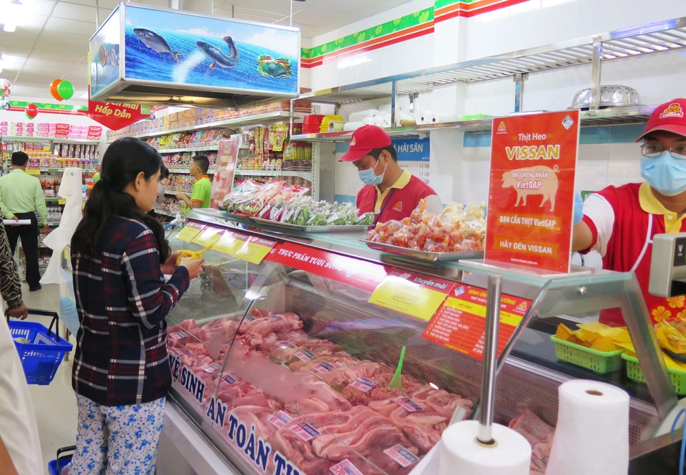 Giá thịt heo tại các siêu thị khu vực ĐBSCL ổn định