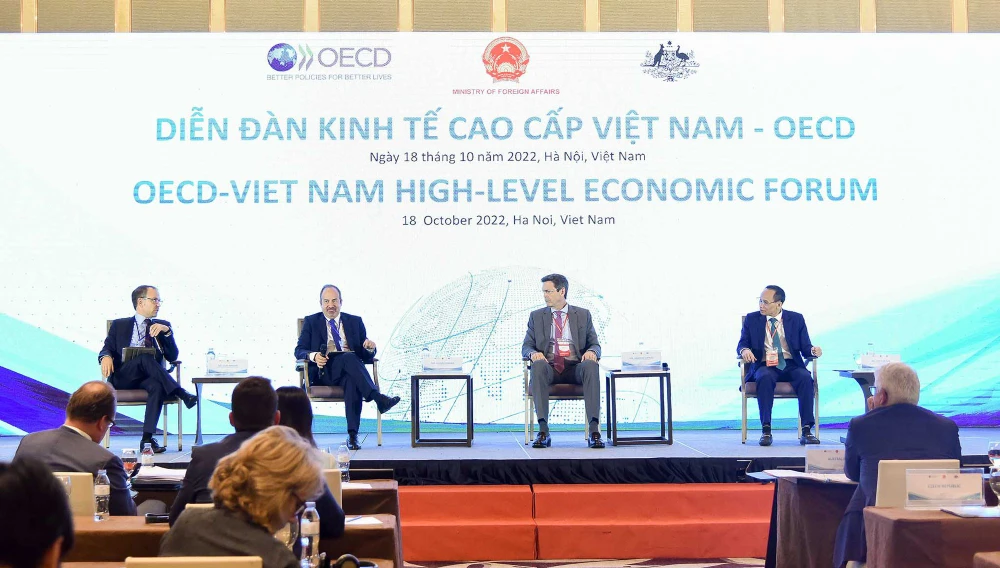 Diễn đàn kinh tế cao cấp Việt Nam-OECD năm 2022. Nguồn: VGP