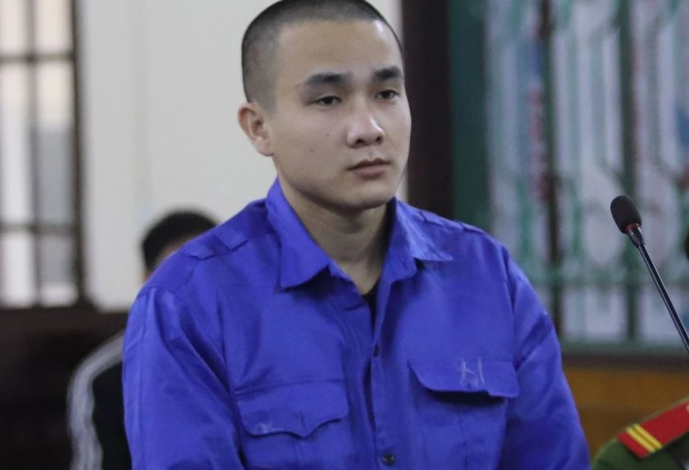Bị cáo Đàm Minh Quang tại phiên tòa 