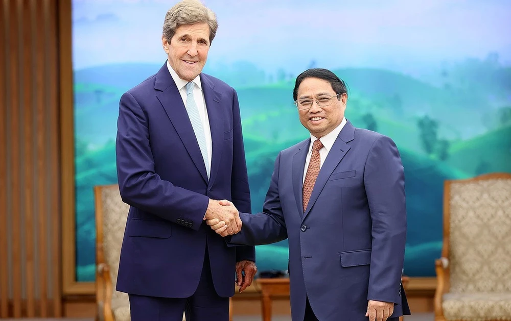 Thủ tướng Phạm Minh Chính tiếp ông John Kerry