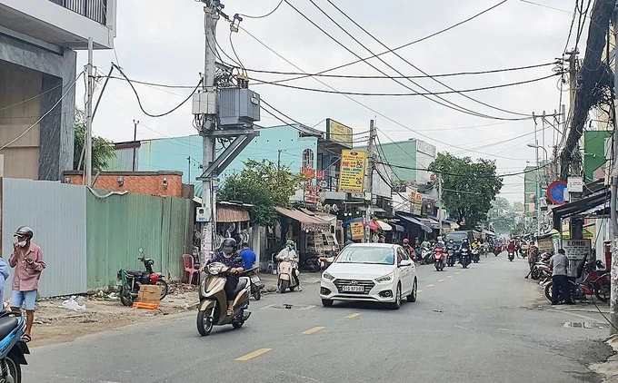 Các căn nhà trên đường Bùi Hữu Nghĩa sẽ được giải tỏa trắng để chỉnh trang rạch Xuyên Tâm