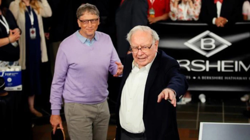 Bill Gates và Warren Buffett thường xuyên cùng nhau làm từ thiện và luôn là những tỷ phú đóng góp từ thiện nhiều nhất thế giới. Ảnh: Rick Wilking
