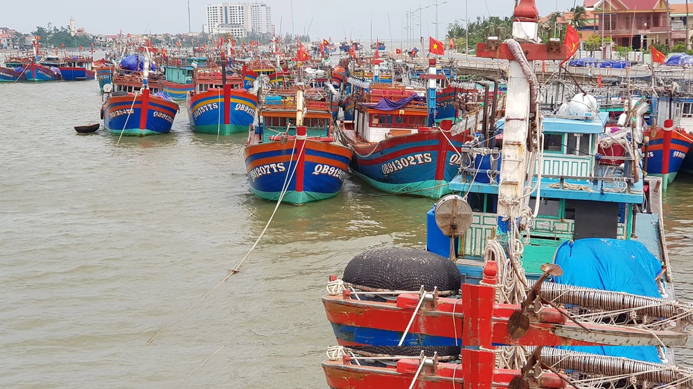 Xã biển Bảo Ninh có đội tàu cá xa bờ hùng mạnh