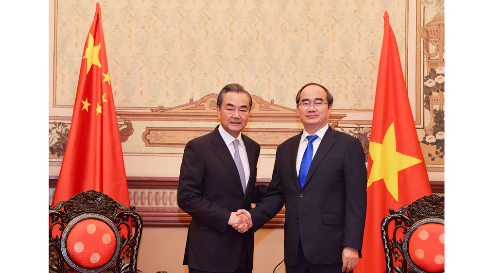 Lãnh đạo TPHCM tiếp Bộ trưởng Bộ Ngoại giao Trung Quốc