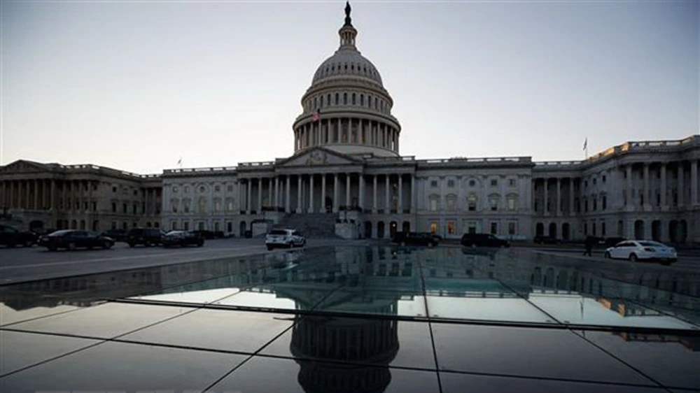 Tòa nhà Quốc hội Mỹ ở thủ đô Washington DC.