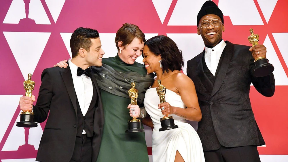 4 diễn viên chiến thắng các hạng mục diễn xuất tại Oscar 2019. Ảnh: OSCAR