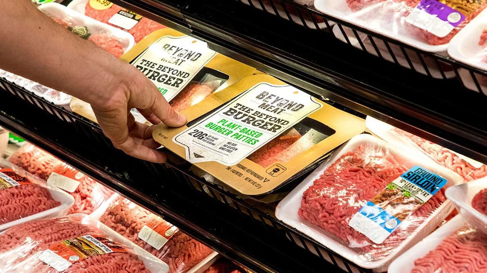 Thịt nhân tạo được bán tại Mỹ...