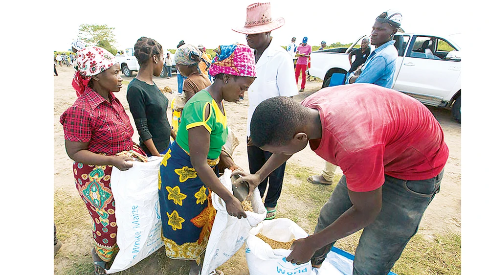Chương trình Lương thực thế giới cứu trợ người dân Mozambique