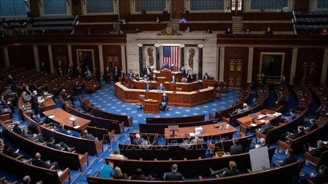 Quang cảnh một phiên họp Hạ viện Mỹ. Ảnh: AFP/TTXVN