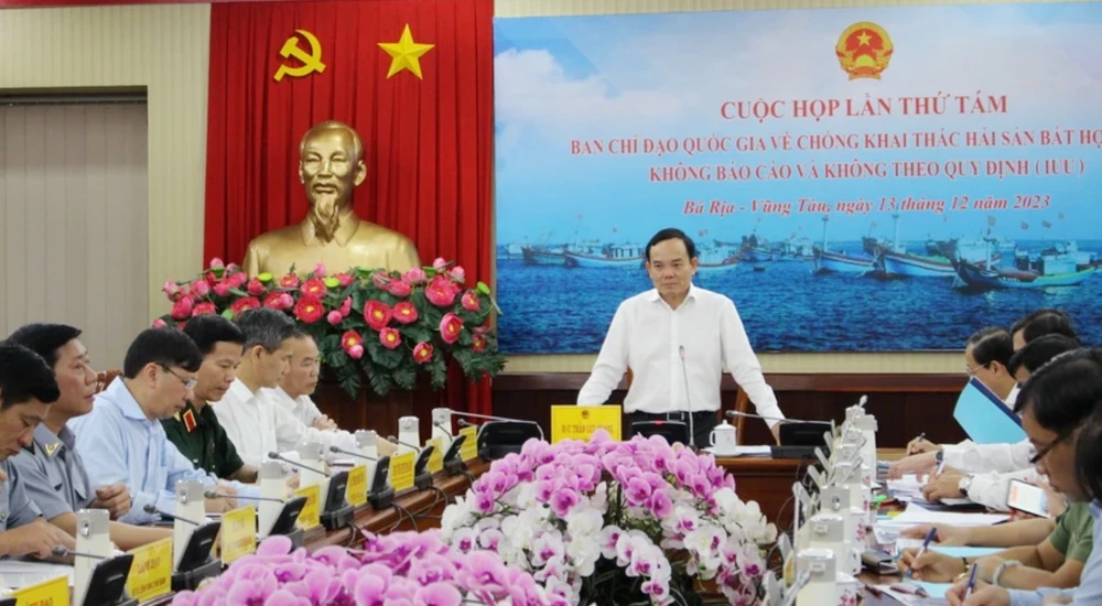 Phó Thủ tướng Chính phủ Trần Lưu Quang phát biểu. Ảnh: TTXVN