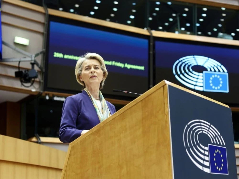 EU đề cử bà von der Leyen làm Chủ tịch Ủy ban châu Âu thêm một nhiệm kỳ. Ảnh: Reuters
