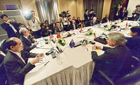 11 nước thành viên TPP hướng tới kết quả tích cực ở cuộc họp tại Đà Nẵng bên lề APEC.